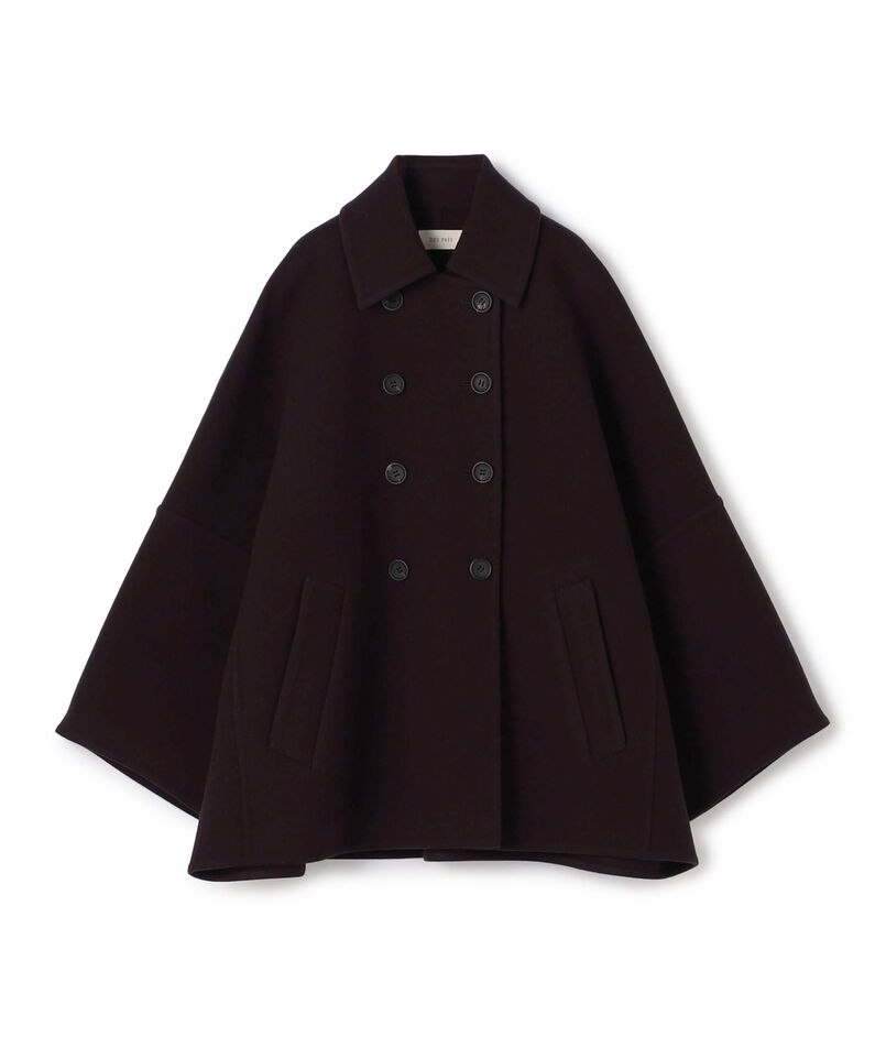 【WEB先行予約】ウールモッサ ダブルブレストミディコート