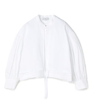 HYKE COTTON BALLOON SLEEVE BLOUSE