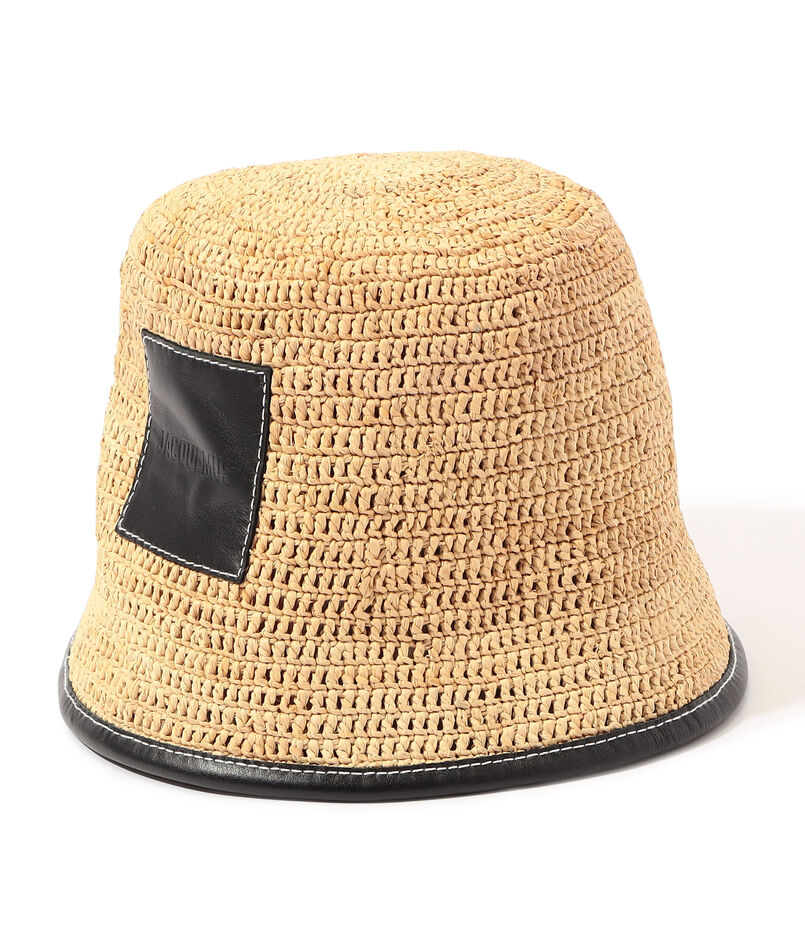 JACQUEMUS LE BOB SOLI ラフィア バケットハット