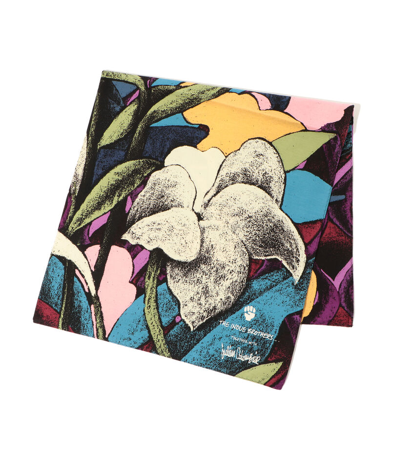 THE INOUE BROTHERS Scarf Small ”LET IT FLOW”