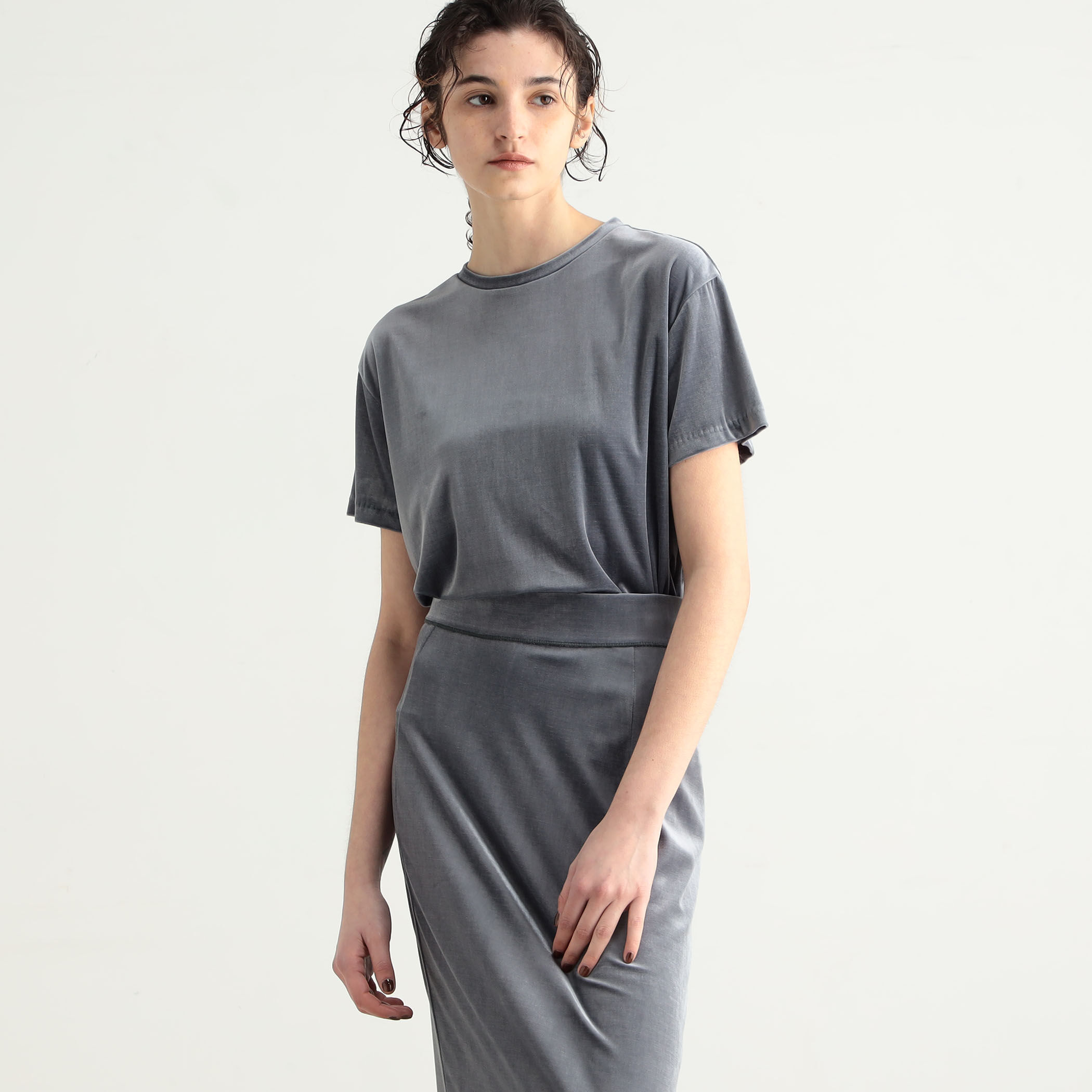 口コミ・レビュー評価が高いおすすめ人気商品の通販 inner piece ベロアジャージーTシャツ｜トゥモローランド 公式通販 トップス
