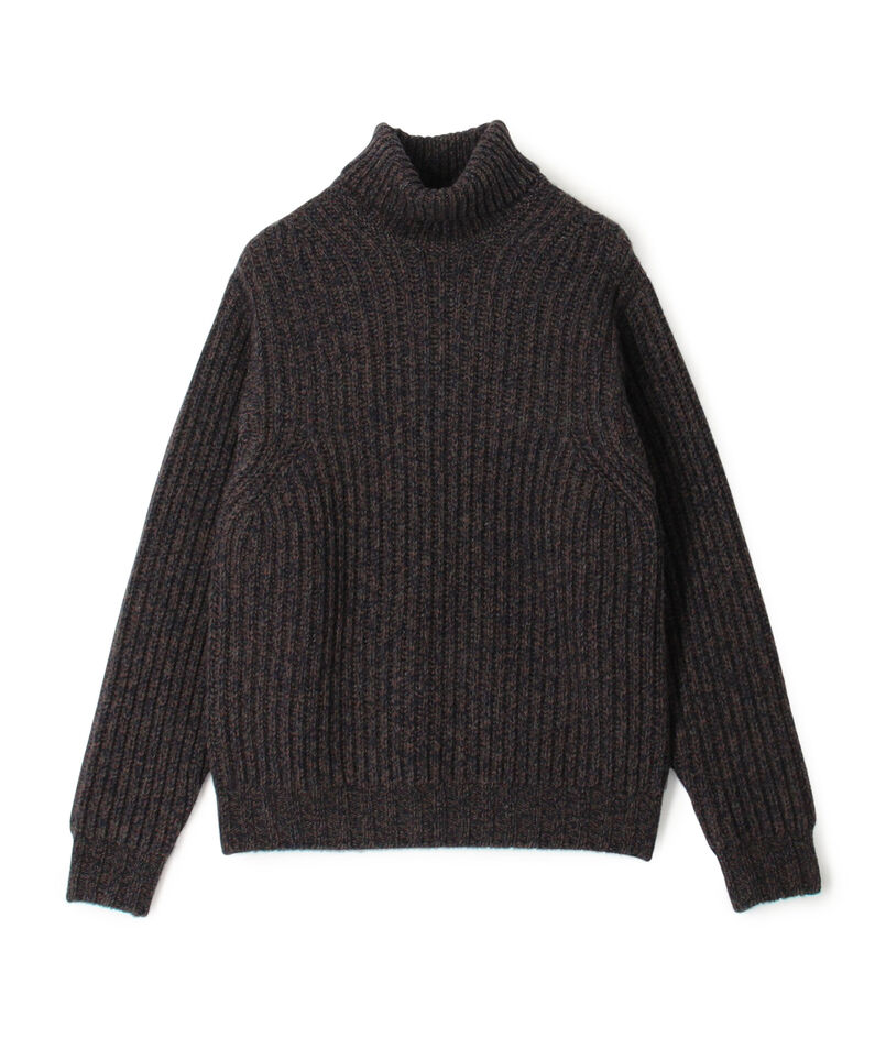 TOMORROWLAND Tricot ウールカシミヤ メランジニット タートルネックプルオーバー