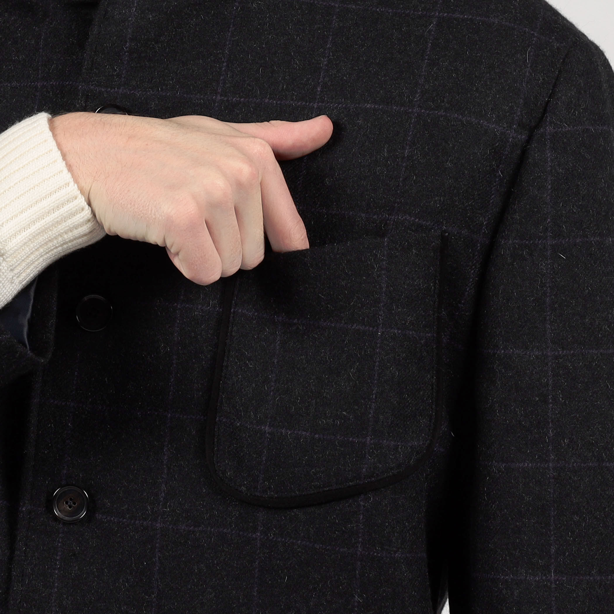 別注】CARUSO ウール フォレスティエールジャケット