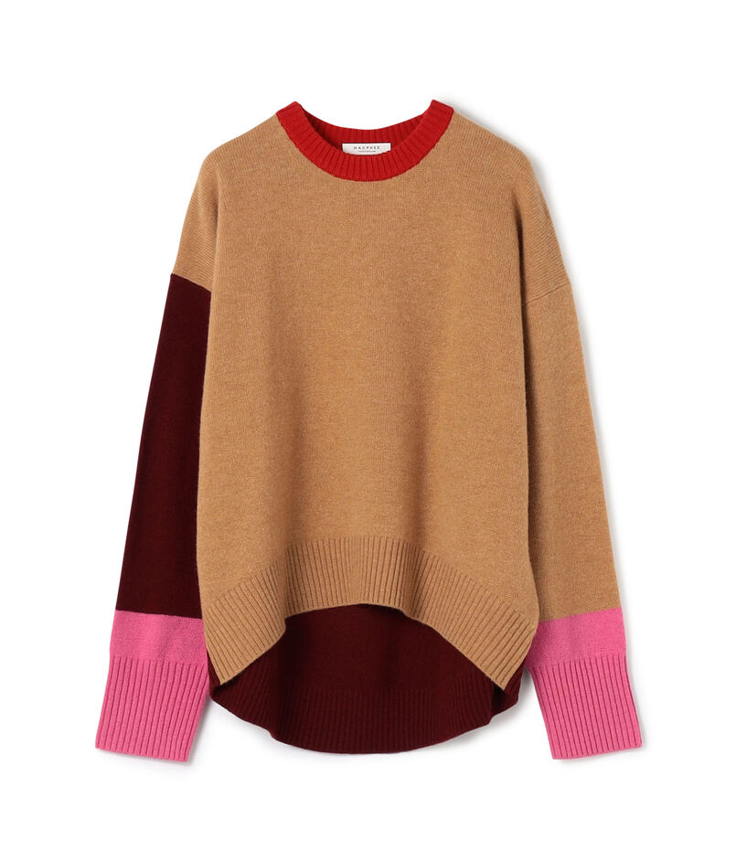 ■NZ LAMB 9G クルーネックプルオーバー