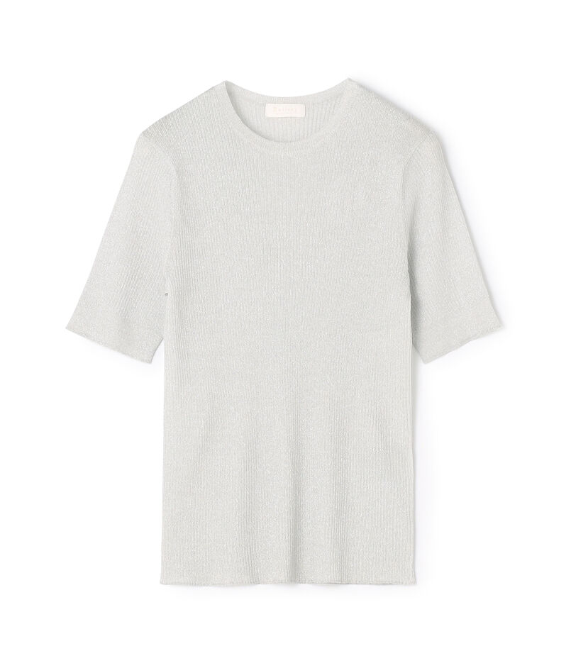 マーセライズドコットン クルーネックプルオーバー