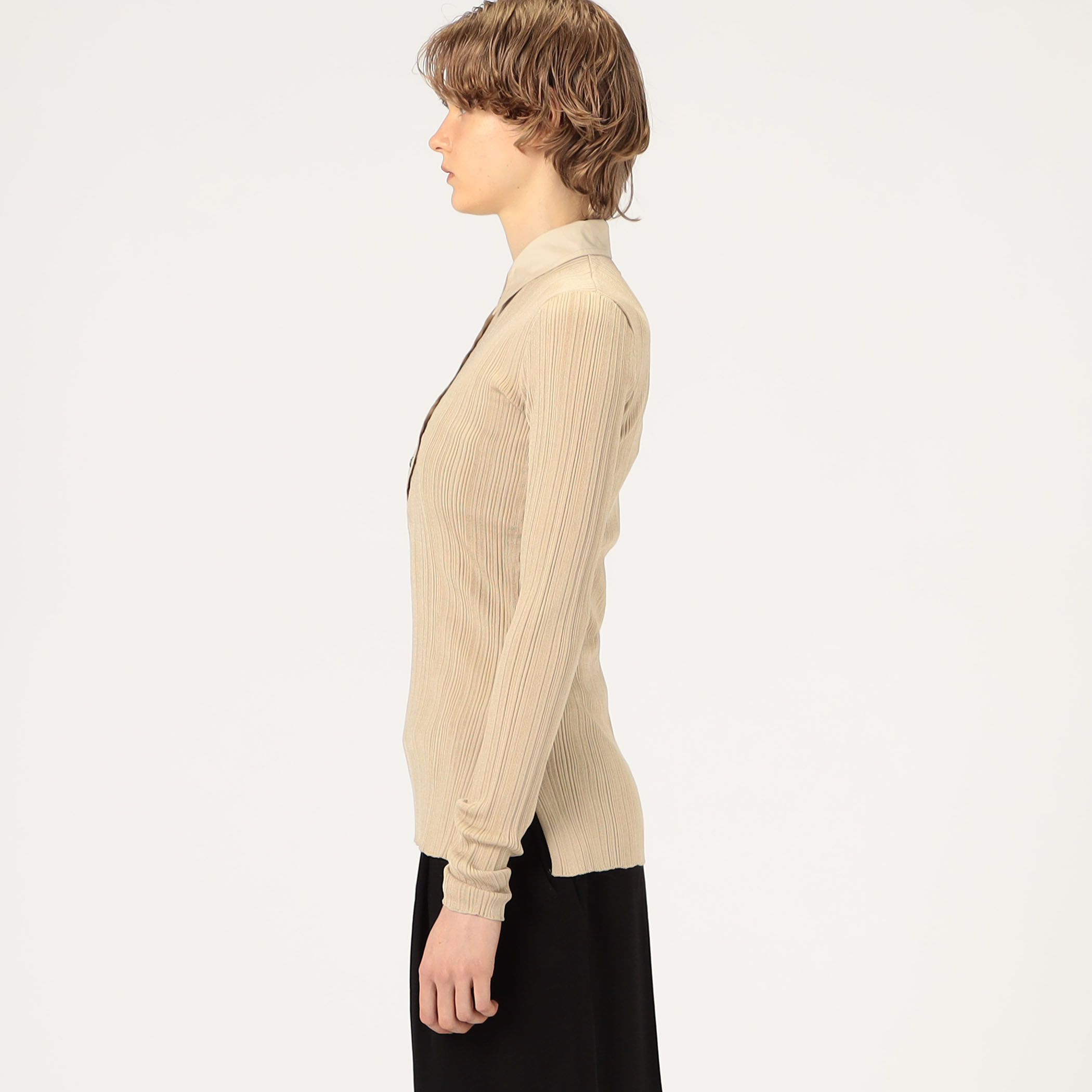 セール 国内 TOTEME Half-Placket ニット｜トゥモローランド 公式通販 トップス