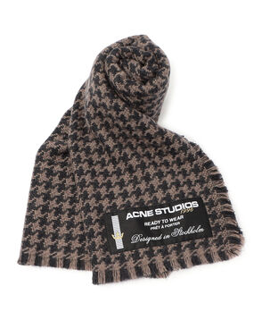 Acne Studios ハウンドトゥースウールスカーフ
