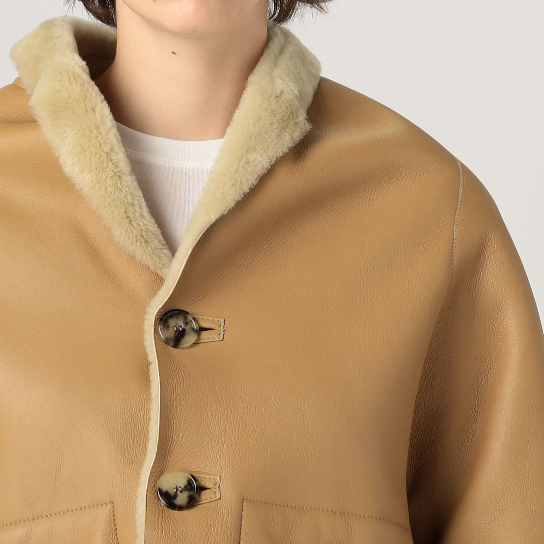 MARNI マルニショートコート MARNI REVERSIBLE MOUTON ショートコート｜トゥモローランド