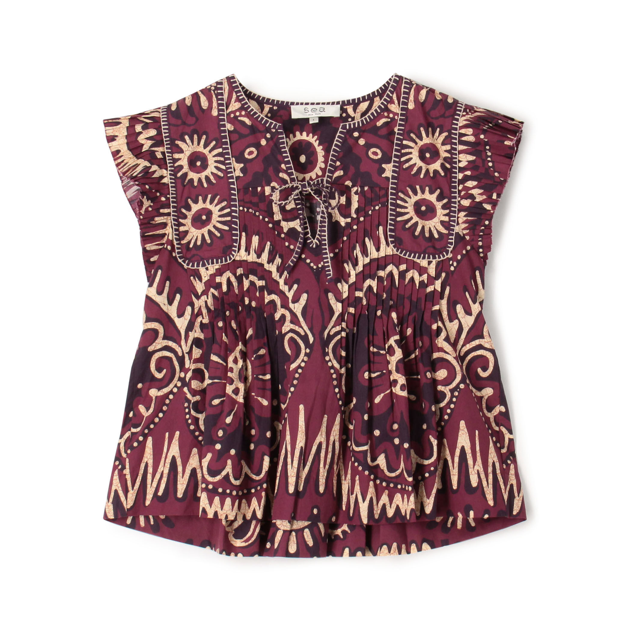 Sea New York CHARLOUGH PRINT FLUTTER SLV TOP｜トゥモローランド 公式通販