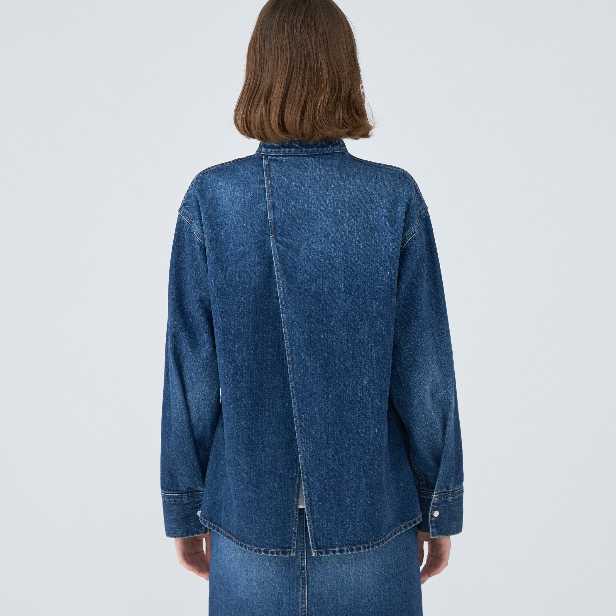 コットンデニム シャツブルゾン｜トゥモローランド 公式通販