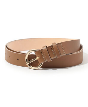 MAISON et VOYAGE ラウンドバックル レザーベルト