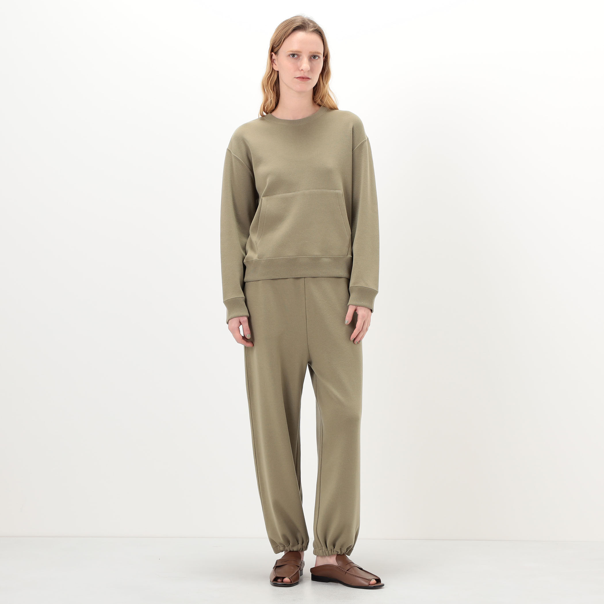 コットンスピニングウール クルーネックプルオーバー