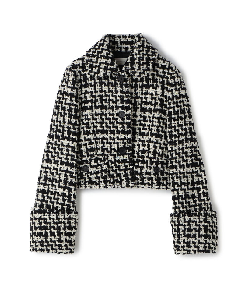 ビンテージブークレーツイード ショートジャケット