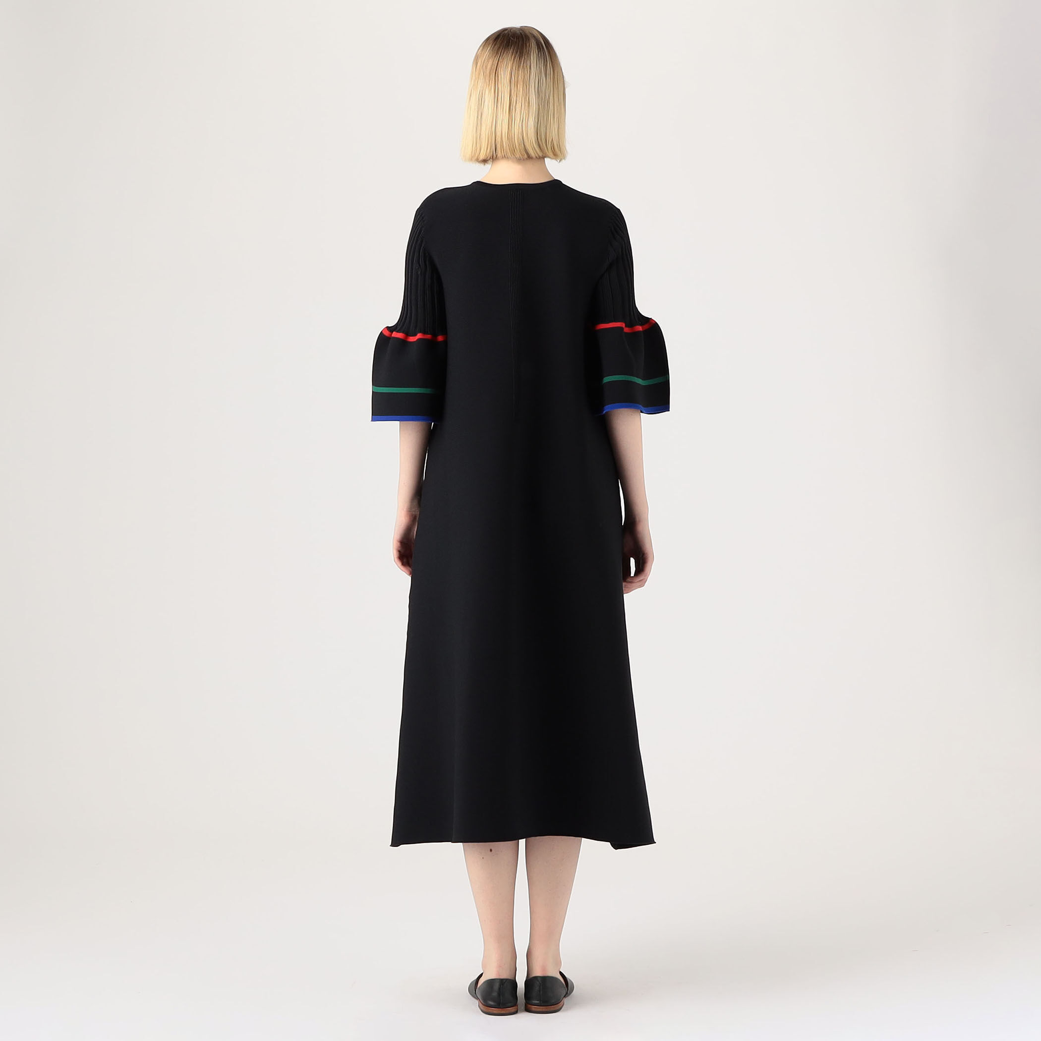 CFCL POTTERY SHORT BELL SLEEVE FLARE DRESS｜トゥモローランド