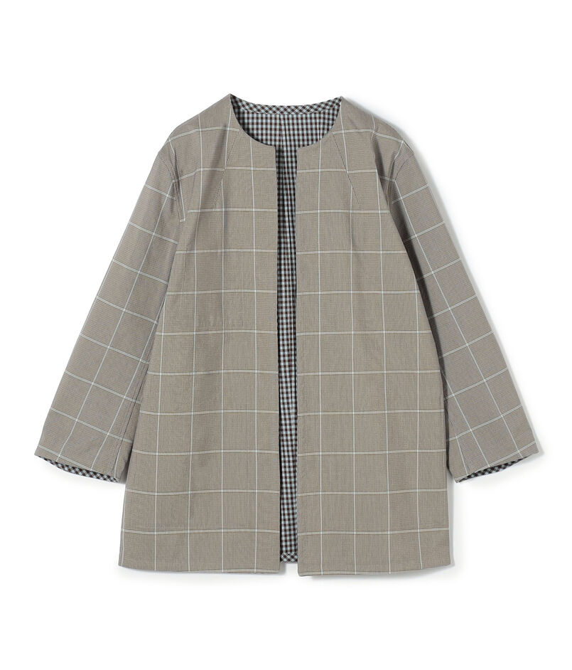 ダブルフェイスチェック リバーシブルジャケット