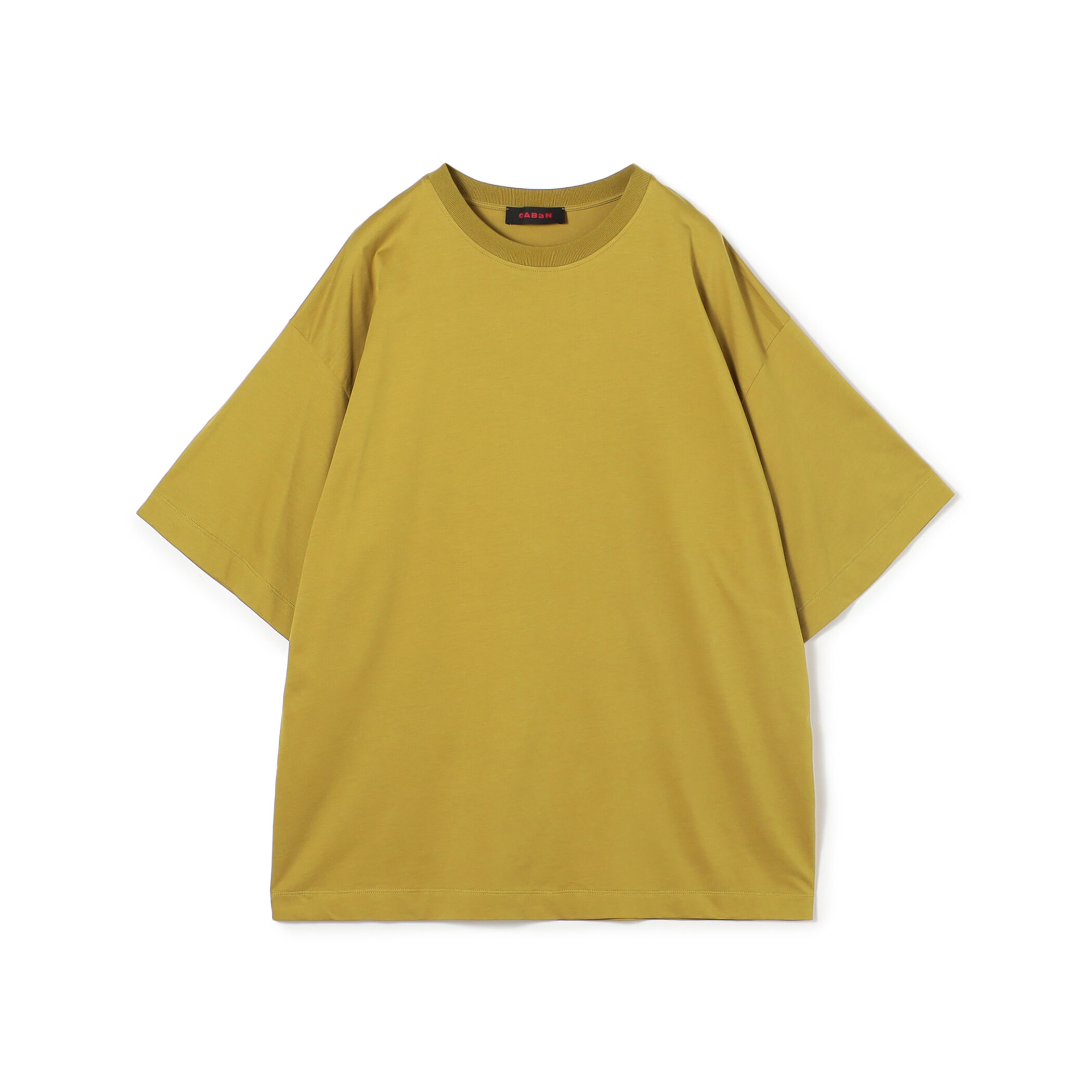 CABaN コットン ドロップショルダークルーネックプルオーバー