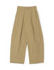 HYKE BARREL LEG CHINO PANTS　バレルレッグ チノパンツ