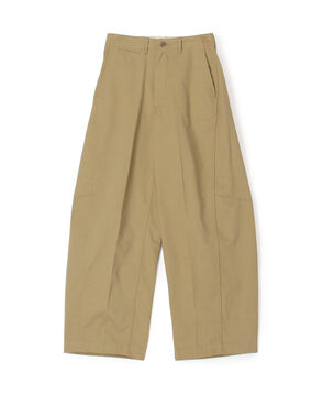 HYKE BARREL LEG CHINO PANTS　バレルレッグ チノパンツ