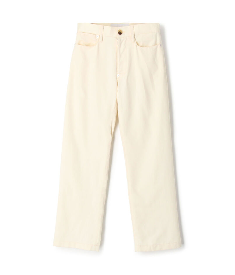 OVERCOAT JEAN TROUSER IN SILK シルクコットン トラウザーズ