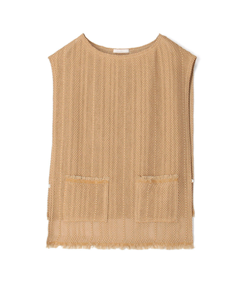 ラッセルコットン フロントポケットベスト