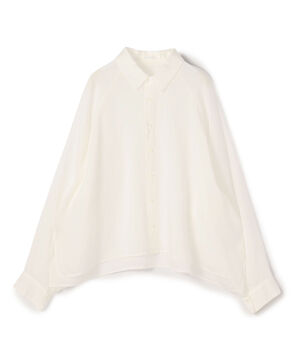 セルロースシルクブロード ドルマンスリーブシャツ