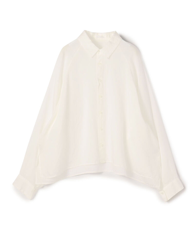 セルロースシルクブロード ドルマンスリーブシャツ