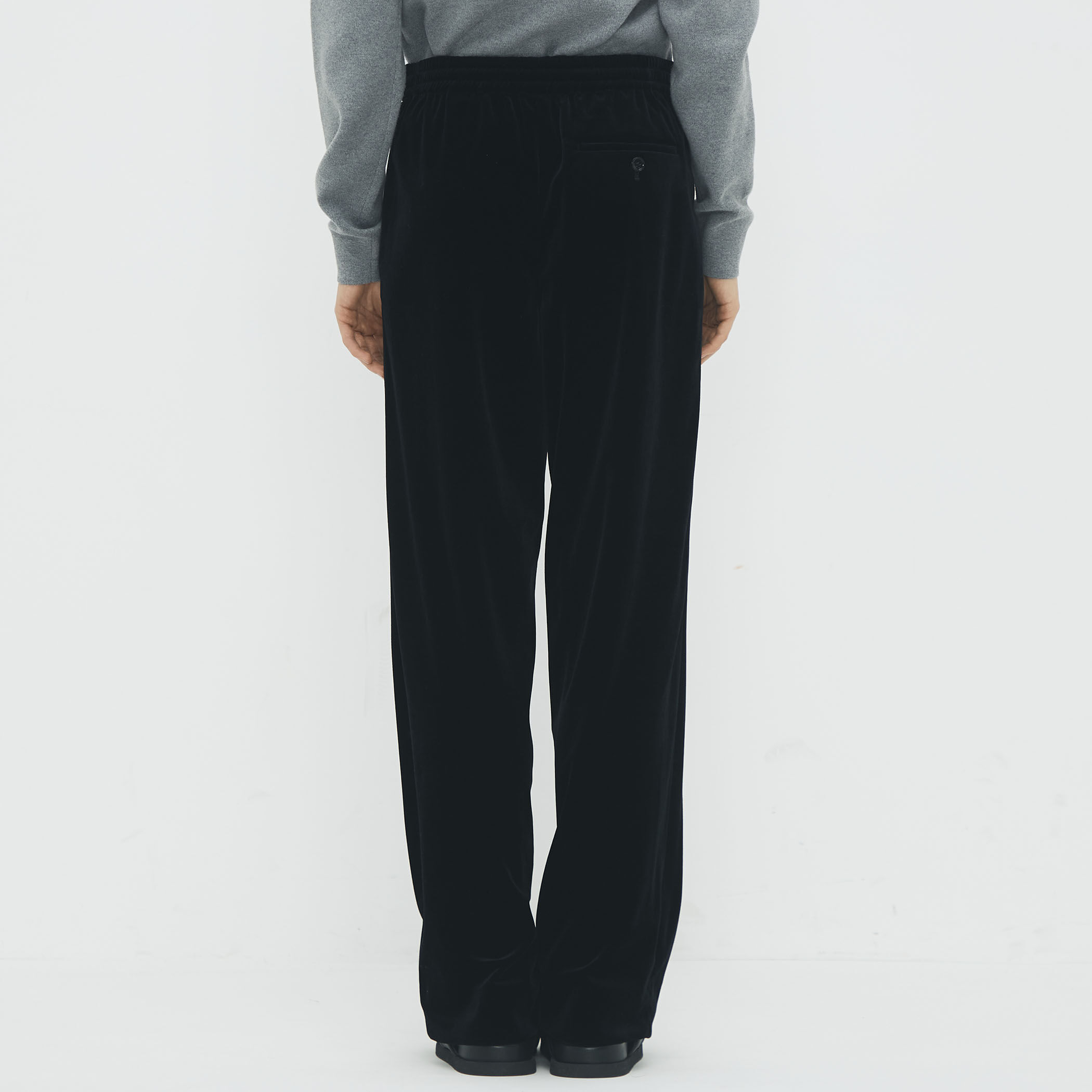 【みちか】CABaNソフトベロアセミワイドパンツ みちか】CABaNソフトベロアセミワイドパンツ ソフトベロア セミワイド