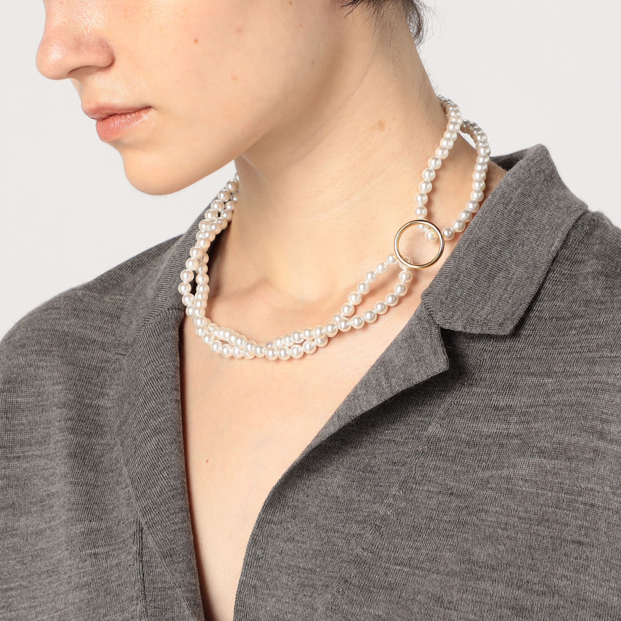 別注】januka サークル パール ネックレス｜トゥモローランド