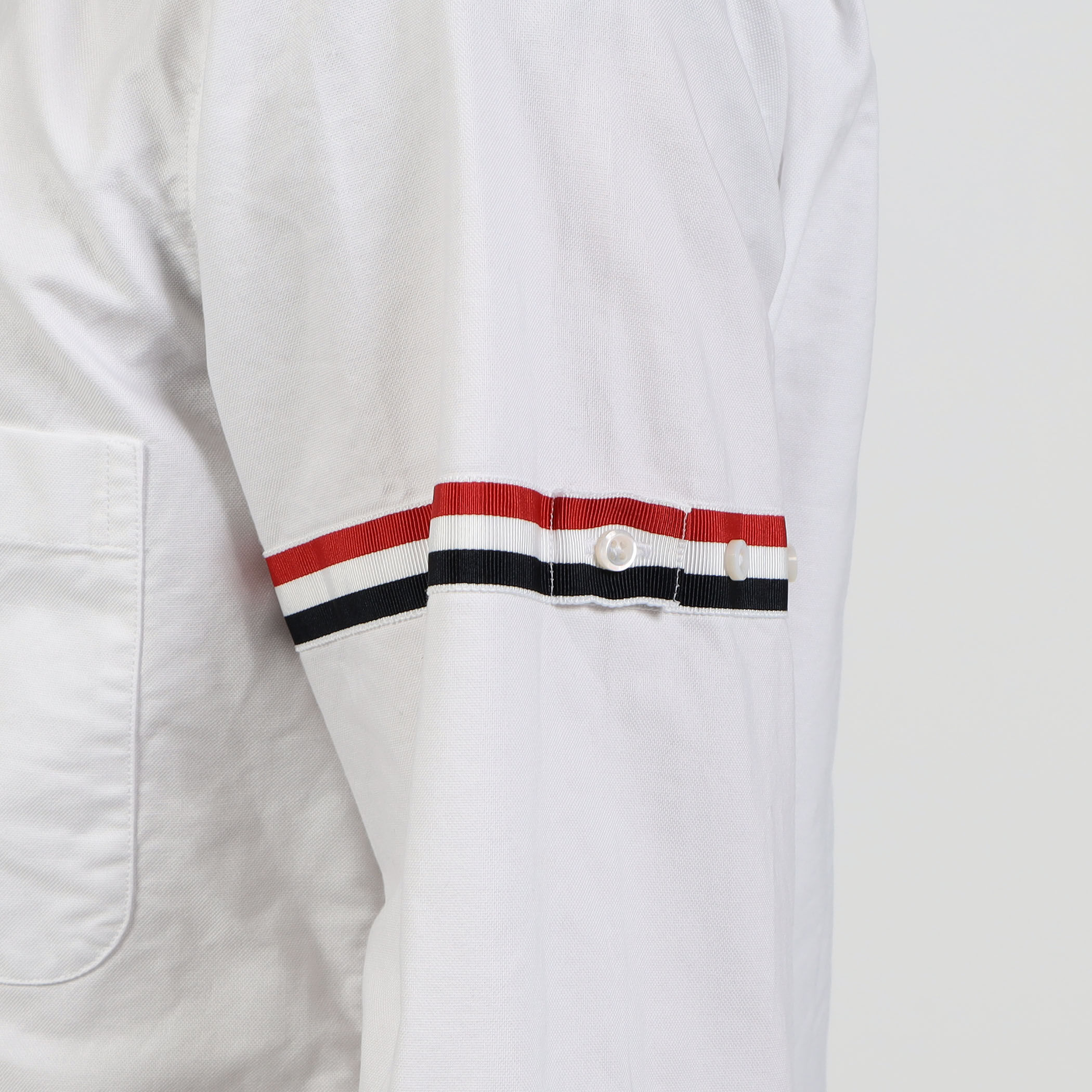 THOM BROWNE 麻・長袖シャツ THOM BROWNE CLASSIC BUTTON-DOWN SHIRT｜トゥモローランド 公式通販