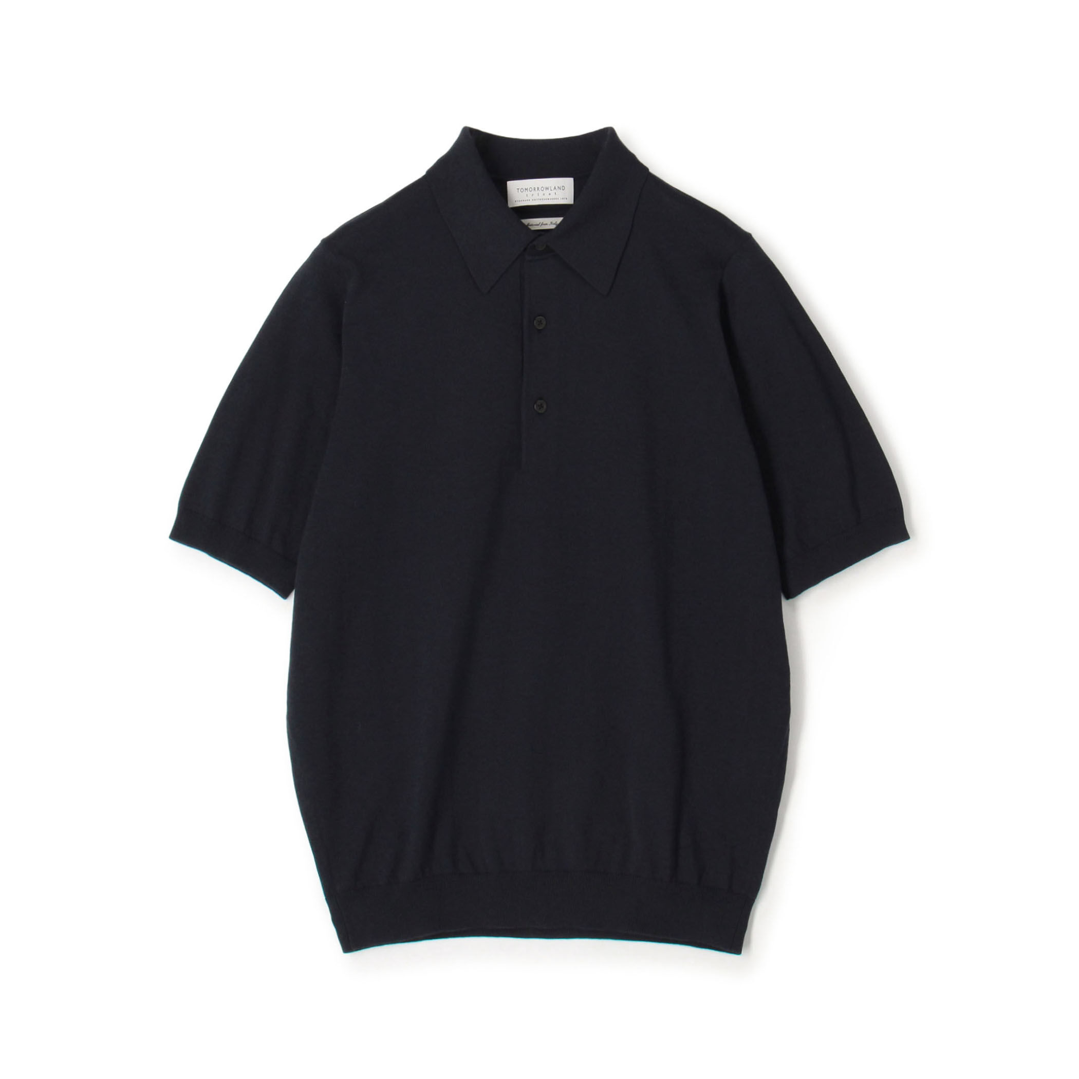 TOMORROWLAND tricot シルクコットン ニットポロシャツ SESIA