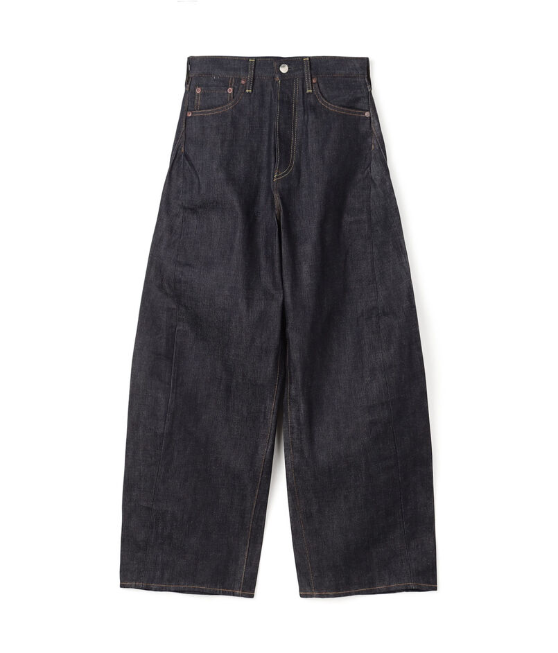 HYKE BARREL-LEG JEANS