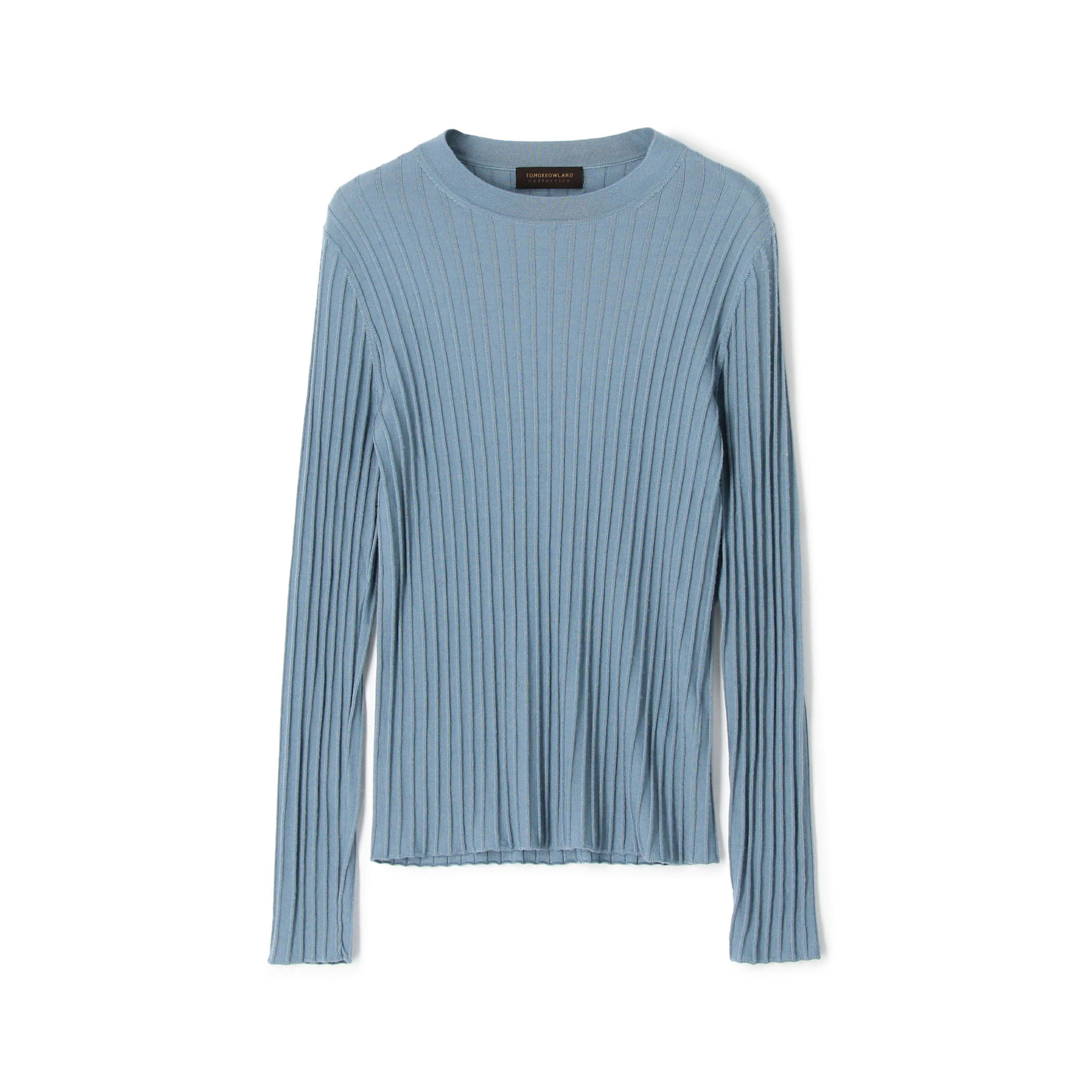 カシミヤシルクリブ クルーネックプルオーバー｜トゥモローランド 公式通販