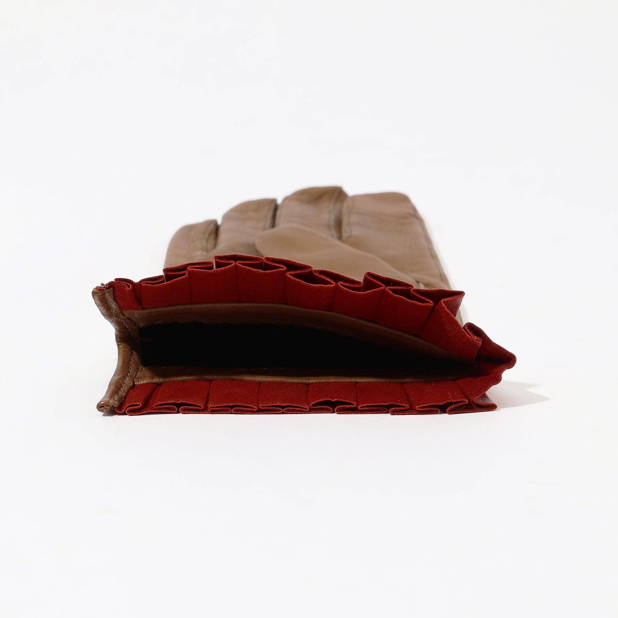 【やびし】ＭＡIＳＯＮ　ＦＡＢＲＥ　革手袋　ファー　未使用　タグつき MAISON FABRE HARPE ラムレザーグローブ｜トゥモローランド 公式サイト