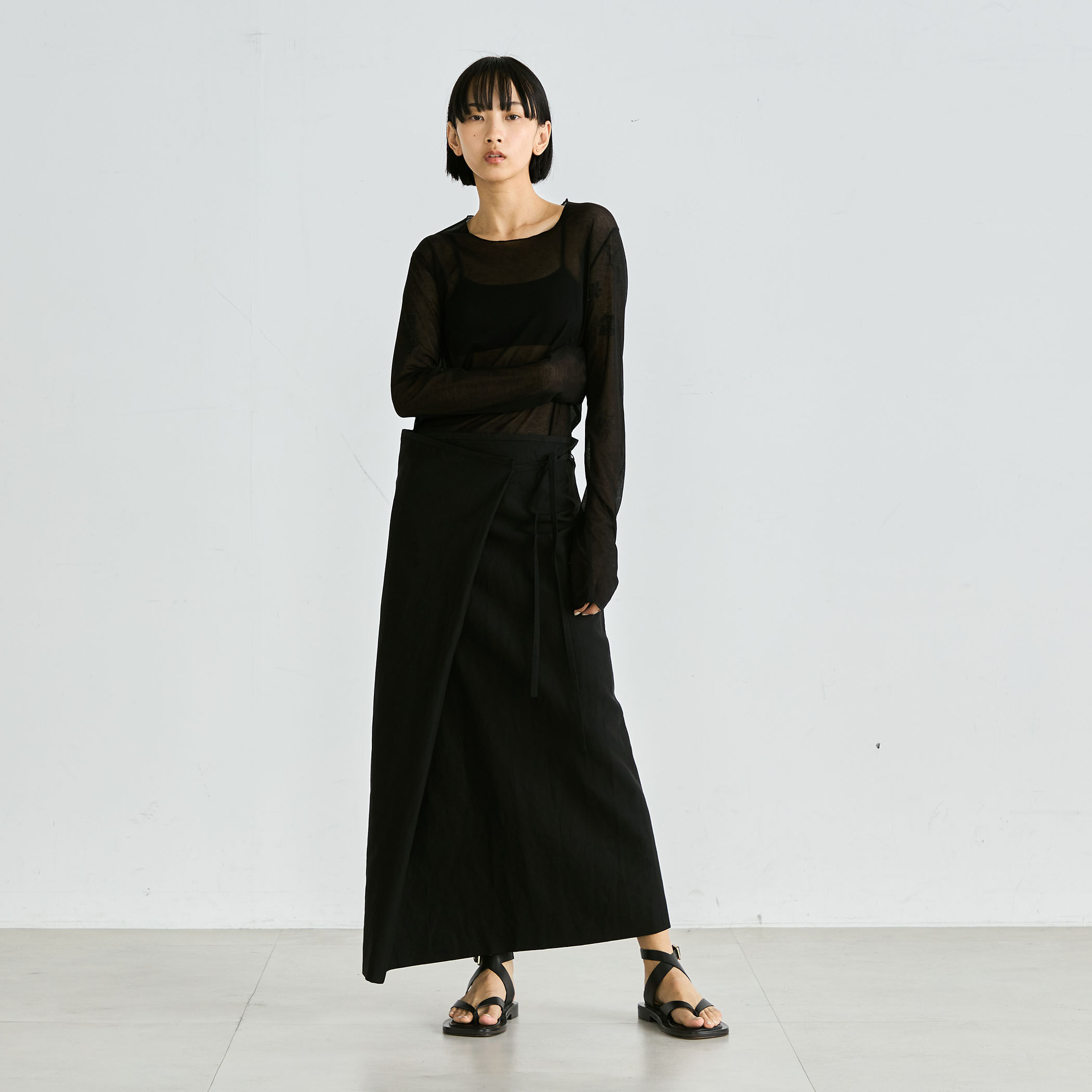 リネングログラン ラップスカート｜トゥモローランド 公式通販