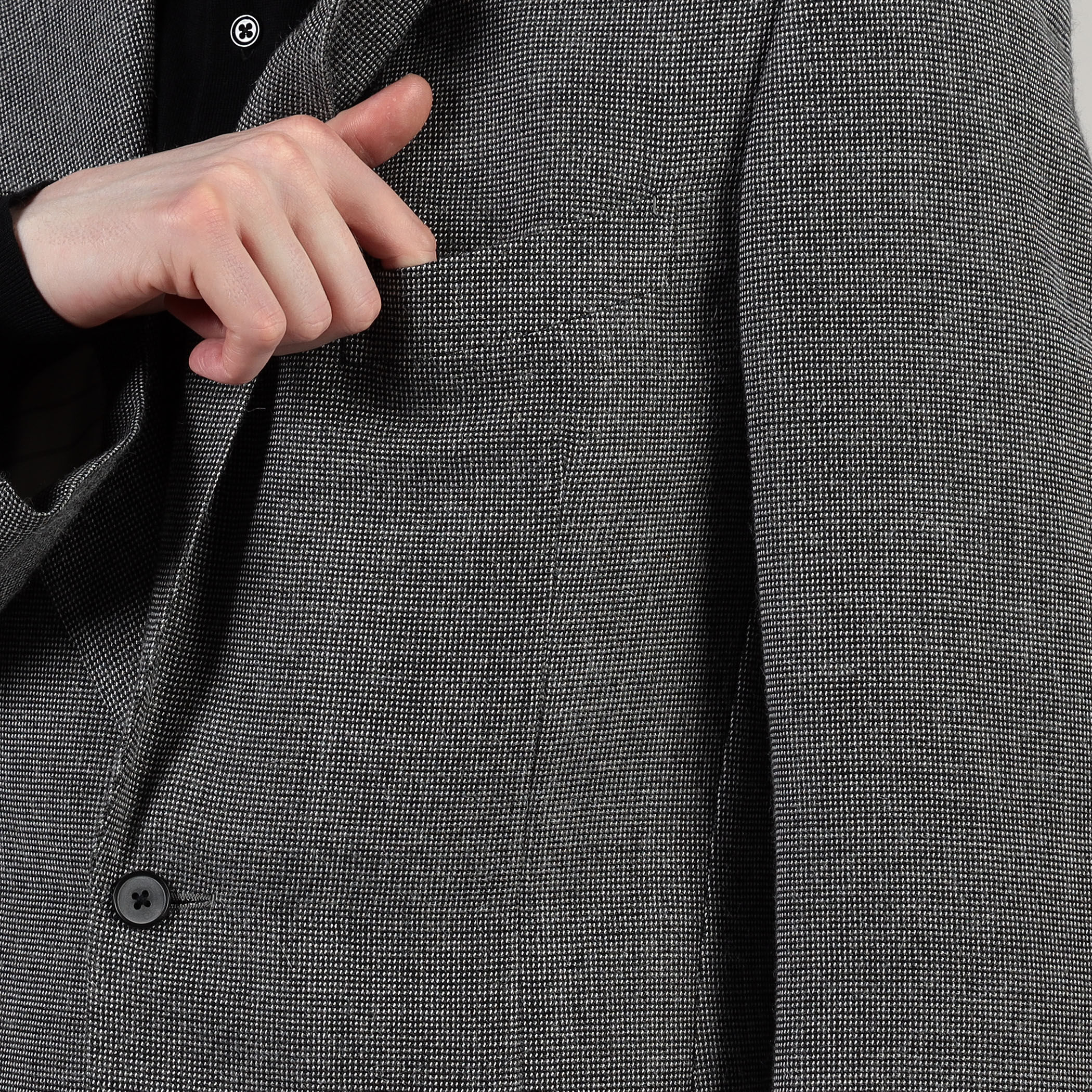 MAATEE&SONS アルパカウールシルク シングルブレステッド2B MAATEE&SONS アルパカウールシルク シングルブレステッド2B