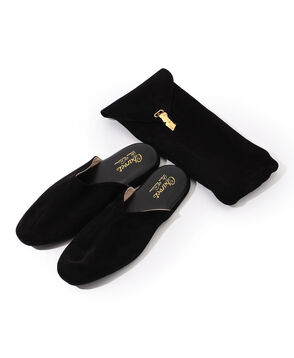 Charvet ゴートスエード スリッパー