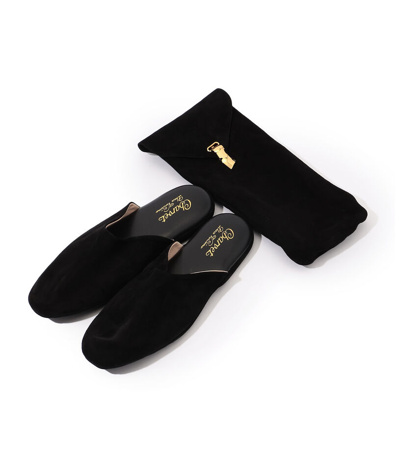 Charvet ゴートスエード スリッパー