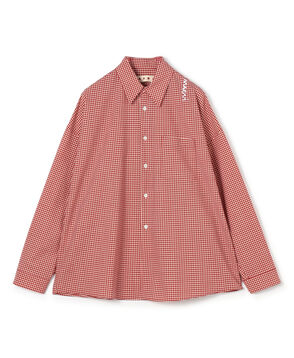MARNI Gingham Check Light Wool Blended Shirt