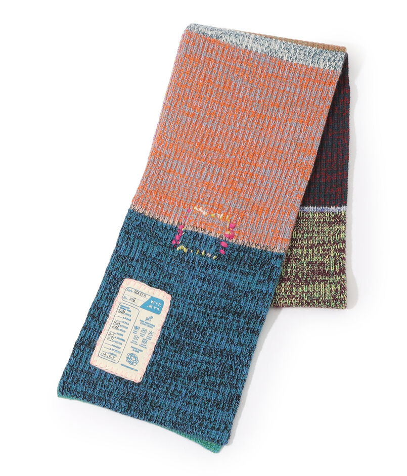 Waste Yarn Project SCARF ニットマフラー