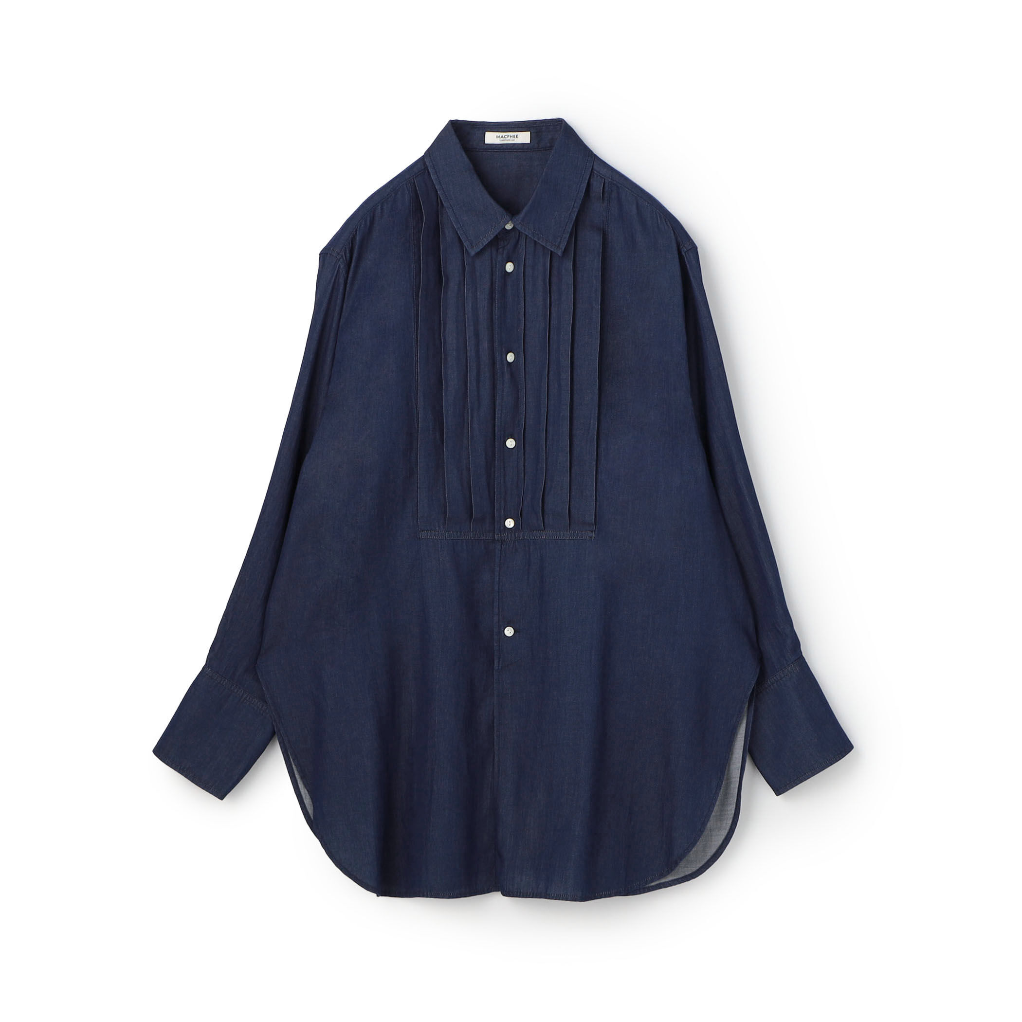 ライトデニム チュニックシャツ｜トゥモローランド 公式通販