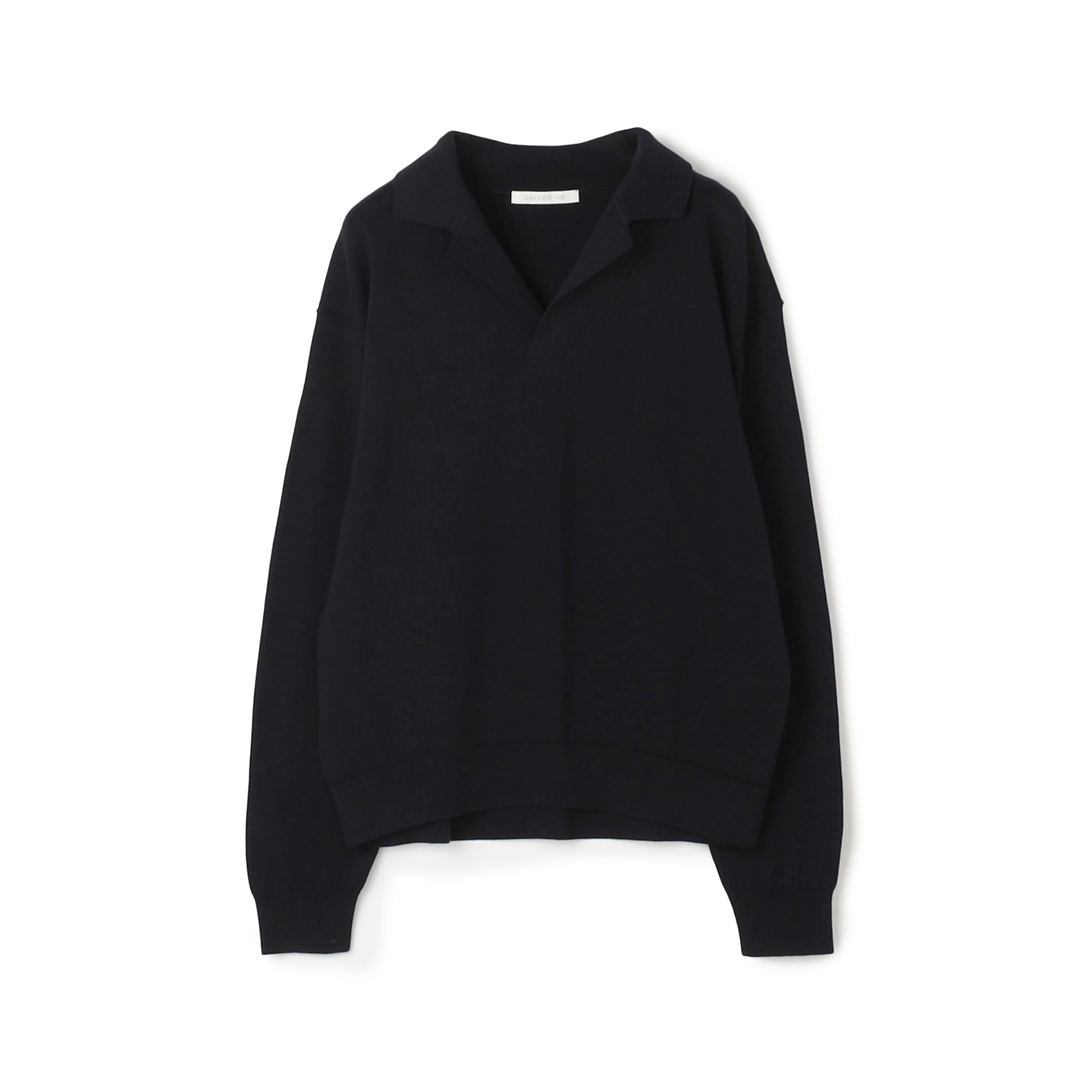 GALERIE VIE コットンレースステッチ オープンカラープルオーバー BPF01_23_23026102003_1100?$