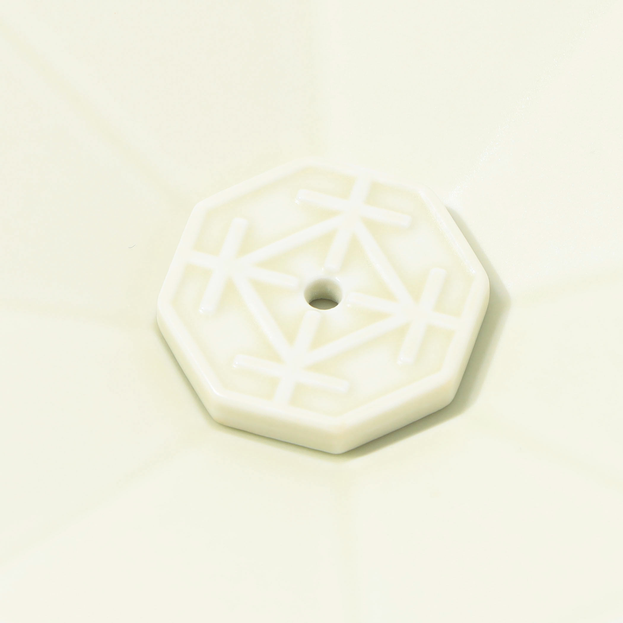 KITOWA】PORCELAIN INCENSE PLATE / オクタゴン ブラック
