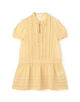SHUSHU/TONG Lace Puff Sleeve OP コットン ミニワンピース