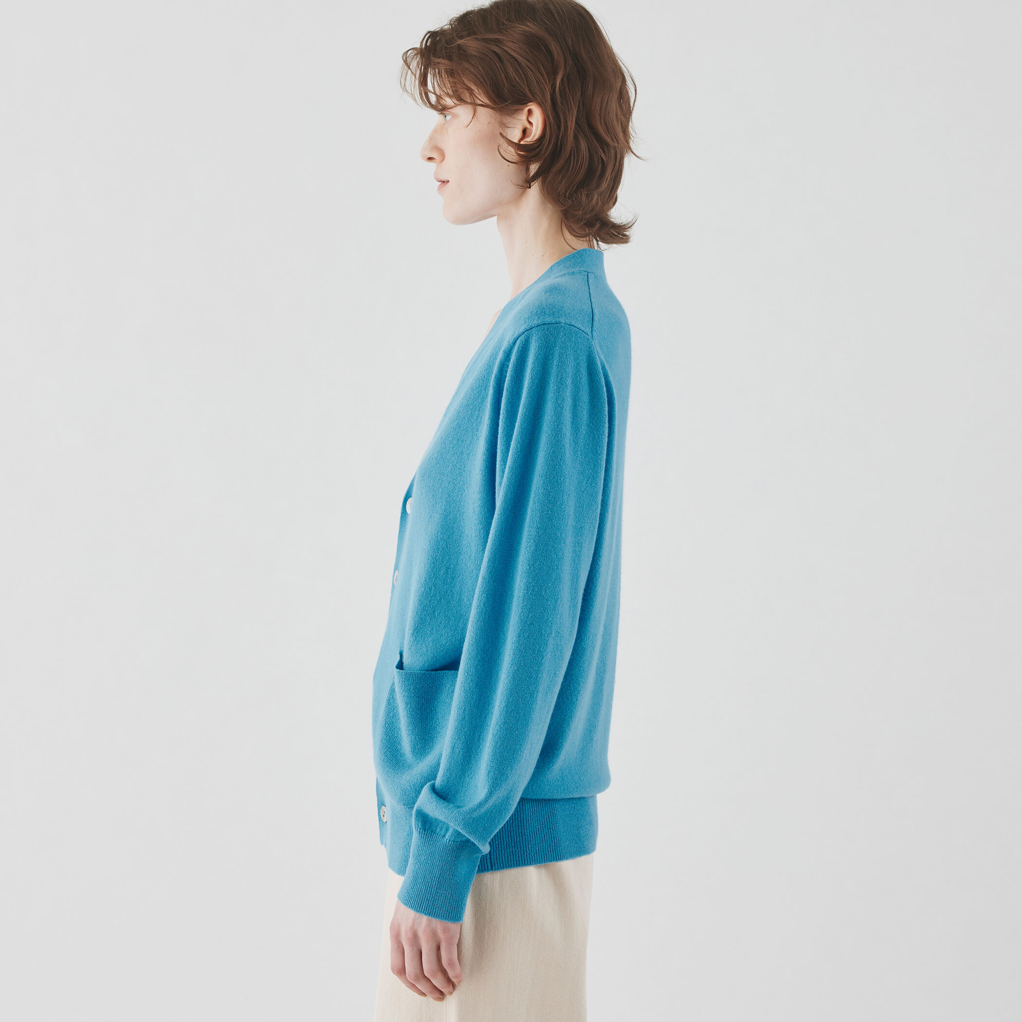 スコットランドカシミヤ Vネックカーディガン｜トゥモローランド 公式通販