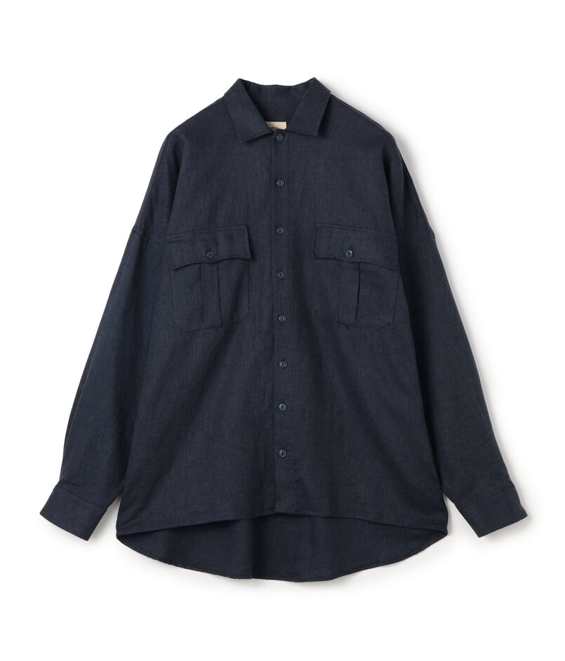 【別注】GUY ROVER リネンコットン オーバーシャツ