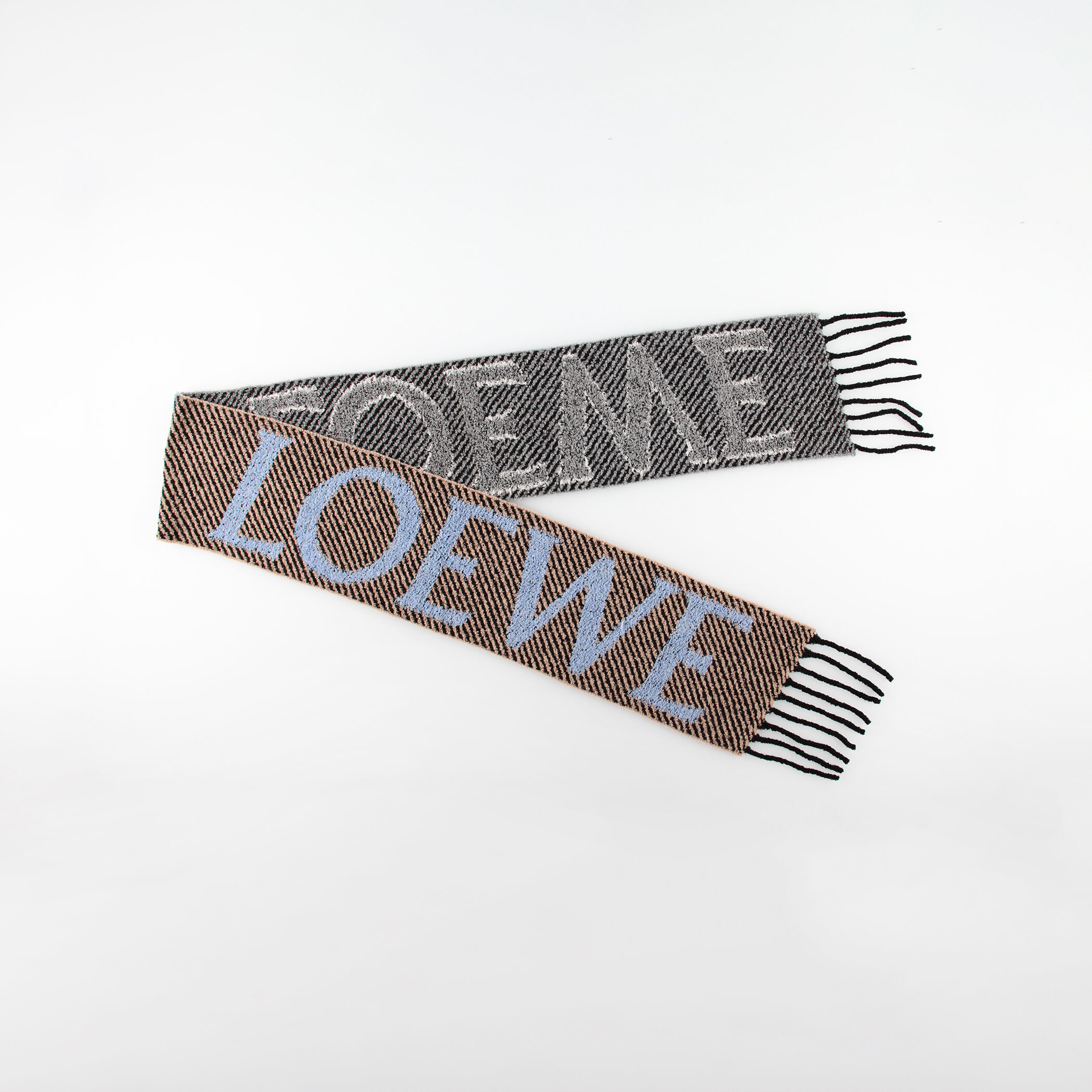 LOEWE アルパカウール ロゴスカーフ｜トゥモローランド 公式サイト