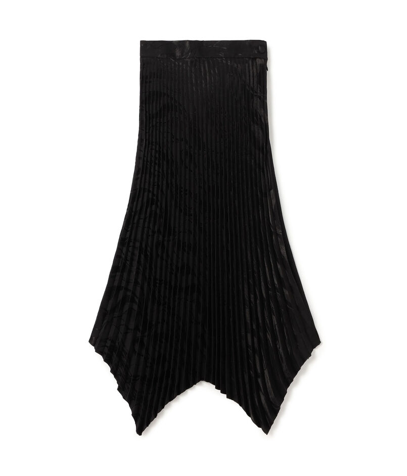 KANAKO SAKAI JACQUARD PLEATED SKIRT スカート
