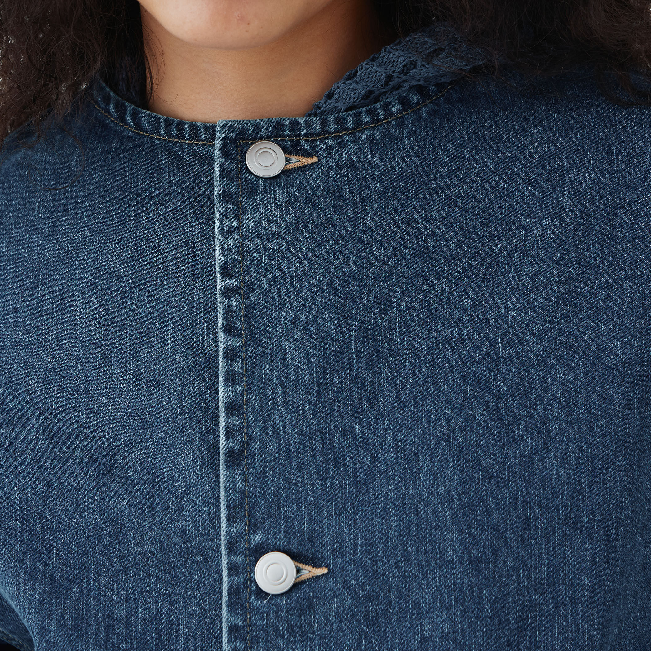 フィリピン　ブルゾン　貴重 ビンテージブルーデニム コクーンブルゾン｜トゥモローランド 公式通販