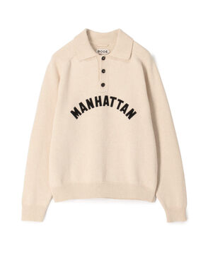 BODE MANHATTAN POLO ウール ニットポロシャツ