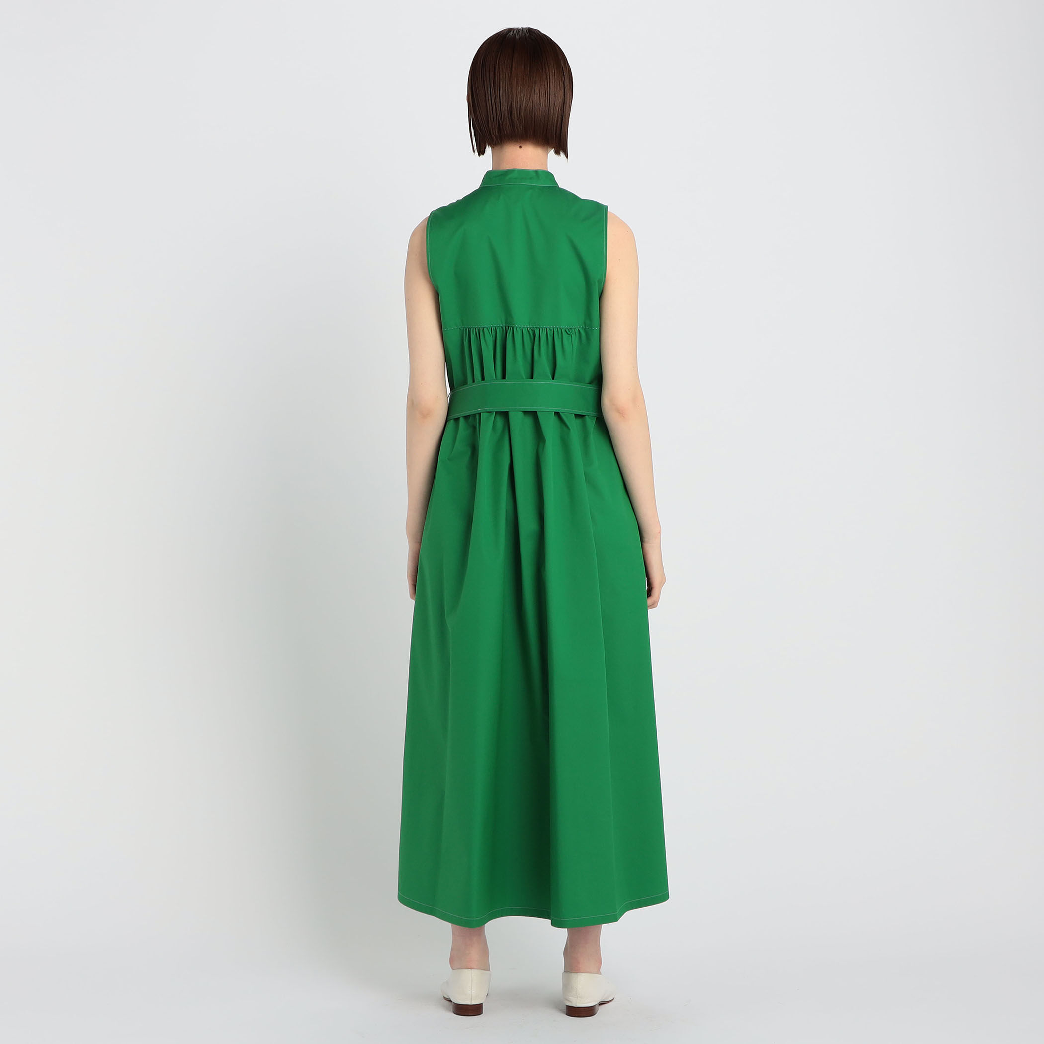 □CABaN コットンポリエステルツイル シャツドレス